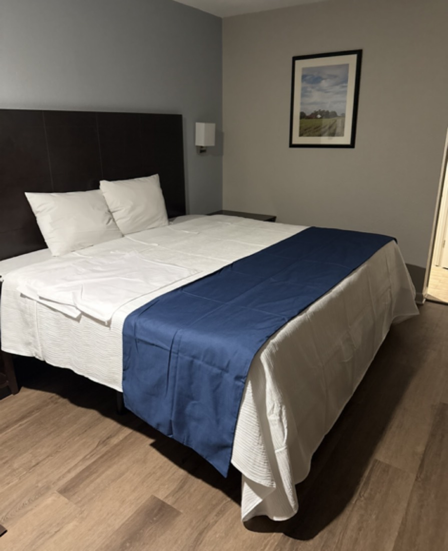 Finished guest room